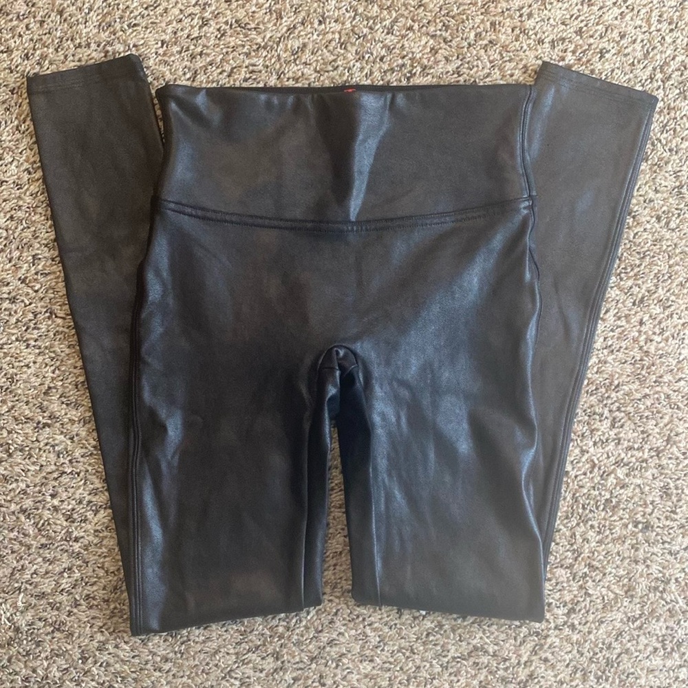 Spanx Faux Leather Leggings